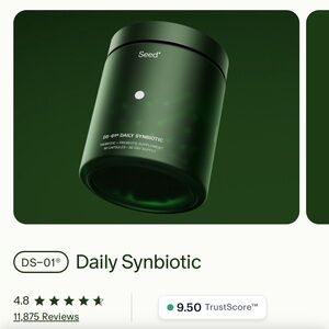 Seed Probiotics Daily Synbiotic Set with 80 Capsules